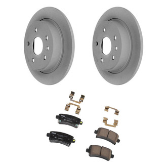 ACDelco® - GM Genuine Parts™ Plain Rear Brake Kit with Semi-Metallic Pads