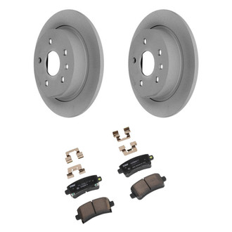 ACDelco® - GM Genuine Parts™ Plain Rear Brake Kit with Semi-Metallic Pads