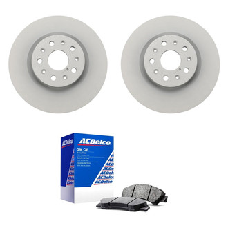 ACDelco® - GM Original Equipment™ 1-Piece Plain Brake Kit with Ceramic Brake Pads