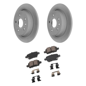 ACDelco® - GM Genuine Parts™ Plain Rear Brake Kit with Semi-Metallic Pads