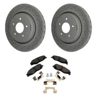 ACDelco® - GM Genuine Parts™ Plain Rear Brake Kit with Semi-Metallic Pads