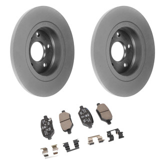 ACDelco® - GM Genuine Parts™ Plain Rear Brake Kit with Semi-Metallic Pads