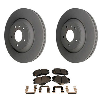 ACDelco® - GM Genuine Parts™ Plain Front Brake Kit with Semi-Metallic Pads