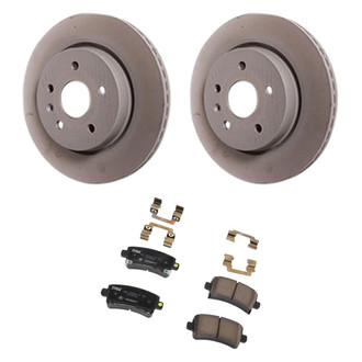 ACDelco® - GM Genuine Parts™ Plain Rear Brake Kit with Semi-Metallic Pads