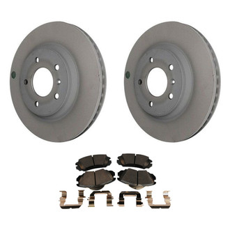 ACDelco® - GM Genuine Parts™ Plain Front Brake Kit with Semi-Metallic Pads