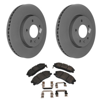 ACDelco® - GM Genuine Parts™ Plain Front Brake Kit with Semi-Metallic Pads