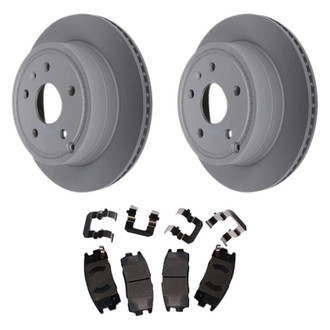 ACDelco® - GM Genuine Parts™ Plain Rear Brake Kit with Semi-Metallic Pads