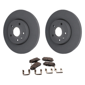 ACDelco® - GM Genuine Parts™ Plain Front Brake Kit with Semi-Metallic Pads