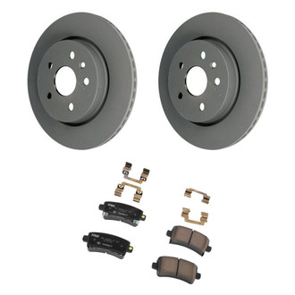 ACDelco® - GM Genuine Parts™ Plain Rear Brake Kit with Semi-Metallic Pads