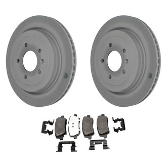 ACDelco® - GM Genuine Parts™ Plain Rear Brake Kit with Semi-Metallic Pads