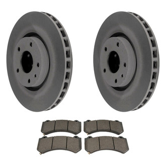 ACDelco® - GM Genuine Parts™ Plain Front Brake Kit with Semi-Metallic Pads