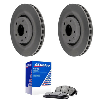 ACDelco® - GM Genuine Parts™ Plain Front Brake Kit with Semi-Metallic Pads