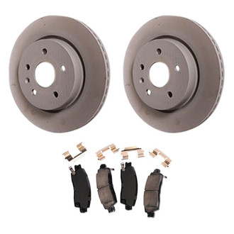 ACDelco® - GM Genuine Parts™ Plain Rear Brake Kit with Semi-Metallic Pads