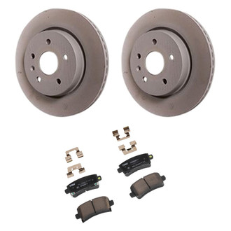 ACDelco® - GM Genuine Parts™ Plain Rear Brake Kit with Semi-Metallic Pads