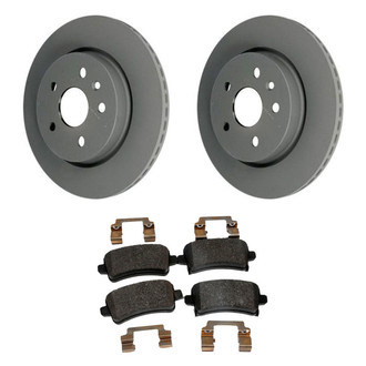 ACDelco® - GM Genuine Parts™ Plain Rear Brake Kit with Semi-Metallic Pads