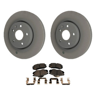 ACDelco® - GM Genuine Parts™ Plain Front Brake Kit with Semi-Metallic Pads