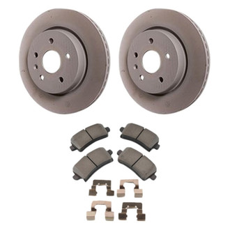 ACDelco® - GM Genuine Parts™ Plain Rear Brake Kit with Semi-Metallic Pads
