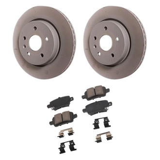 ACDelco® - GM Genuine Parts™ Plain Rear Brake Kit with Semi-Metallic Pads