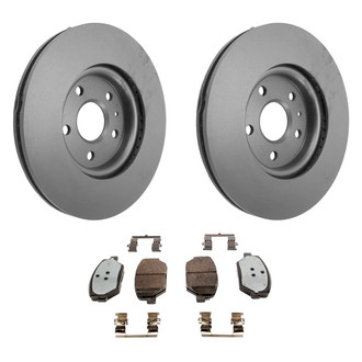 ACDelco® - GM Genuine Parts™ Plain Front Brake Kit with Semi-Metallic Pads