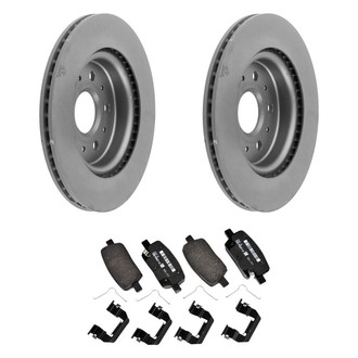 ACDelco® - GM Genuine Parts™ 1-Piece Plain Brake Kit with Semi-Metallic Brake Pads