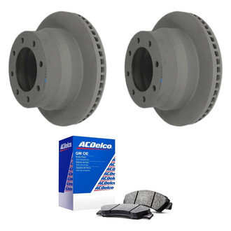 ACDelco® - GM Genuine Parts™ Plain Rear Brake Kit with Organic Pads