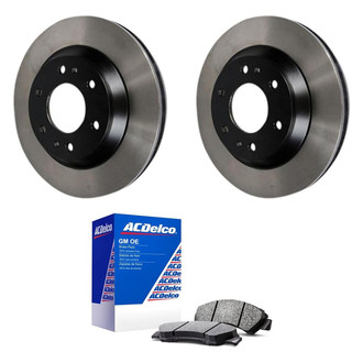 ACDelco® - GM Genuine Parts™ 1-Piece Plain Brake Kit with Organic Brake Pads