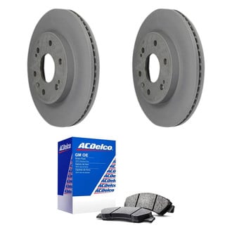 ACDelco® - GM Genuine Parts™ Plain Front Brake Kit with Ceramic Pads