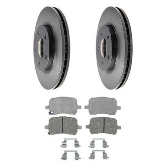 ACDelco® - Silver™ Front Brake Kit with Ceramic Pads