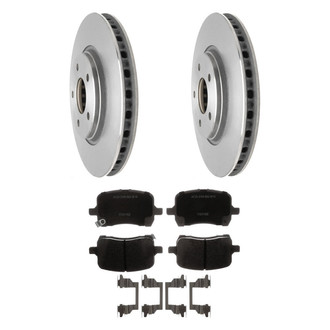 ACDelco® - Silver™ 1-Piece Plain Brake Kit with Ceramic Brake Pads