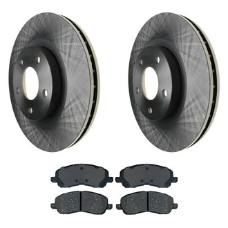 ACDelco® - Silver™ Front Brake Kit with Ceramic Pads