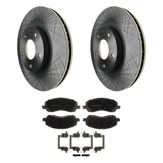 ACDelco® - Silver™ Front Brake Kit with Ceramic Pads