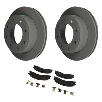 ACDelco® - GM Genuine Parts™ Plain Rear Brake Kit with Semi-Metallic Pads