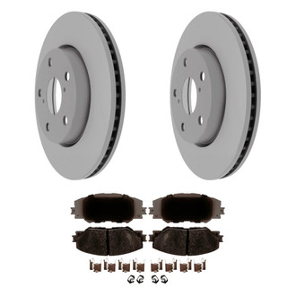 ACDelco® - Silver™ Front Brake Kit with Ceramic Pads