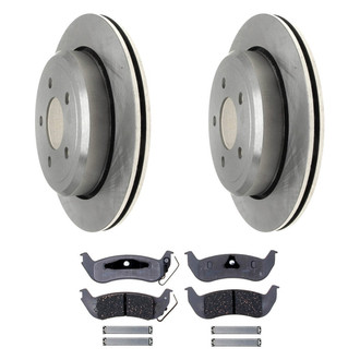 ACDelco® - Silver™ Rear Brake Kit with Ceramic Pads