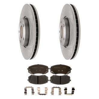 ACDelco® - Silver™ Front Brake Kit with Ceramic Pads