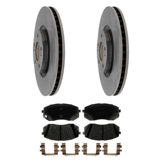 ACDelco® - Silver™ Front Brake Kit with Ceramic Pads