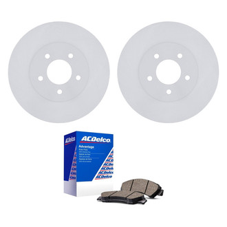 ACDelco® - Silver™ Front Brake Kit with Ceramic Pads