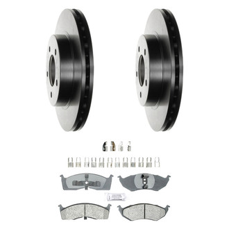 ACDelco® - Silver™ Front Brake Kit with Ceramic Pads