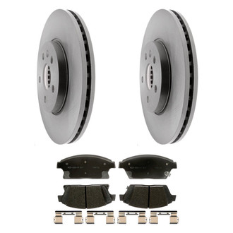 ACDelco® - Silver™ Front Brake Kit with Ceramic Pads