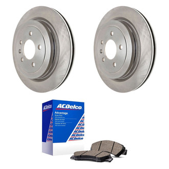 ACDelco® - Silver™ Rear Brake Kit with Ceramic Pads