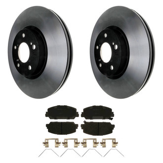 ACDelco® - Silver™ Front Brake Kit with Ceramic Pads