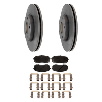 ACDelco® - Silver™ Front Brake Kit with Ceramic Pads