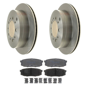 ACDelco® - Silver™ Rear Brake Kit with Ceramic Pads