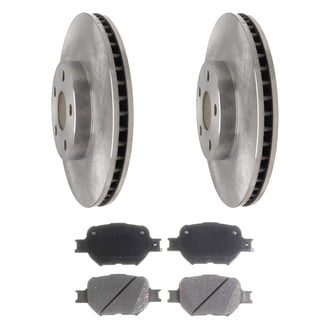ACDelco® - Silver™ 1-Piece Plain Brake Kit with Ceramic Brake Pads