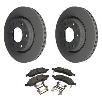 ACDelco® - GM Genuine Parts™ Plain Front Brake Kit with Semi-Metallic Pads