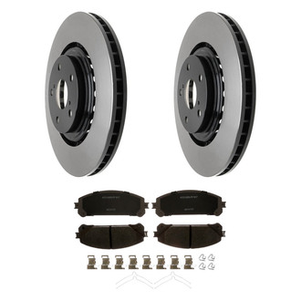 ACDelco® - Silver™ Front Brake Kit with Ceramic Pads