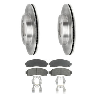 ACDelco® - Silver™ 1-Piece Plain Brake Kit with Ceramic Brake Pads