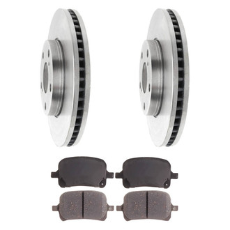 ACDelco® - Silver™ 1-Piece Plain Brake Kit with Ceramic Brake Pads