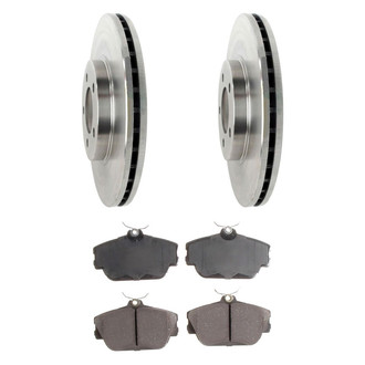 ACDelco® - Silver™ 1-Piece Plain Brake Kit with Ceramic Brake Pads