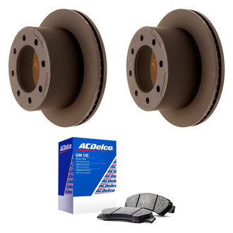 ACDelco® - GM Genuine Parts™ Plain Rear Brake Kit with Ceramic Pads